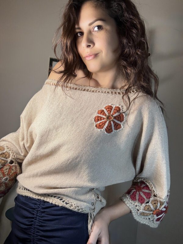 Femme Bloom Alpaca Blouse - Image 3