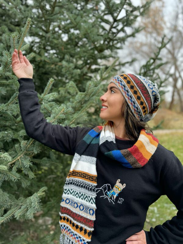 Smart scarf - Alpaca hat and scarf combo - Image 6