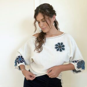 Femme Bloom Alpaca Blouse