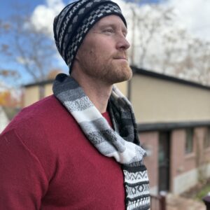 Smart scarf - Alpaca hat and scarf combo
