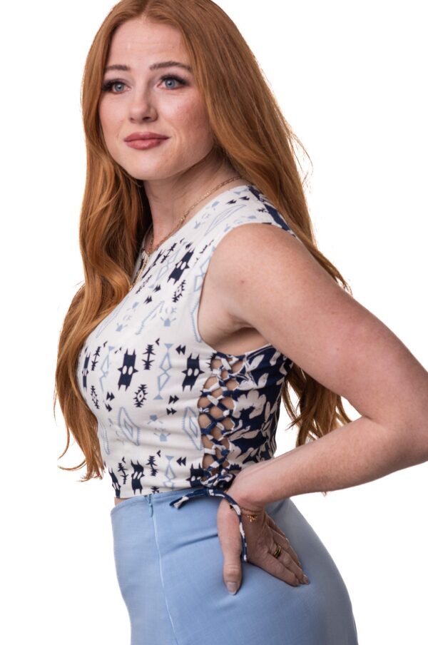 Mystic bloom - Crop Top - Image 3