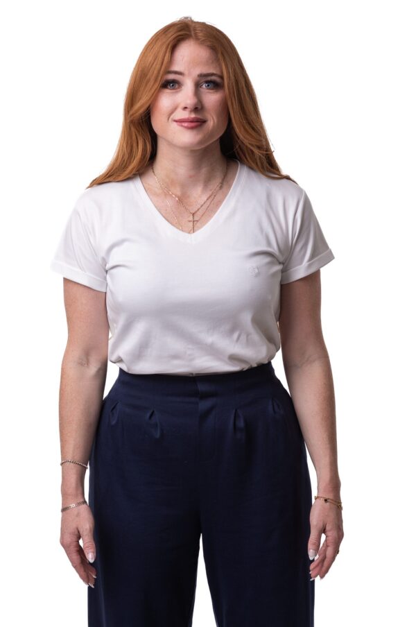 Essential V Tee – Premium Pima Cotton - Image 3