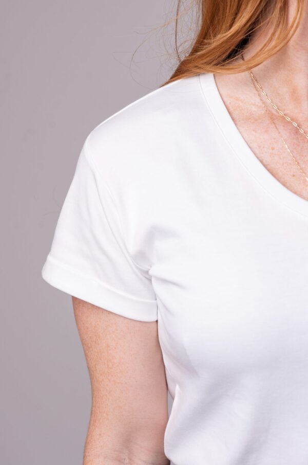 Essential V Tee – Premium Pima Cotton - Image 4