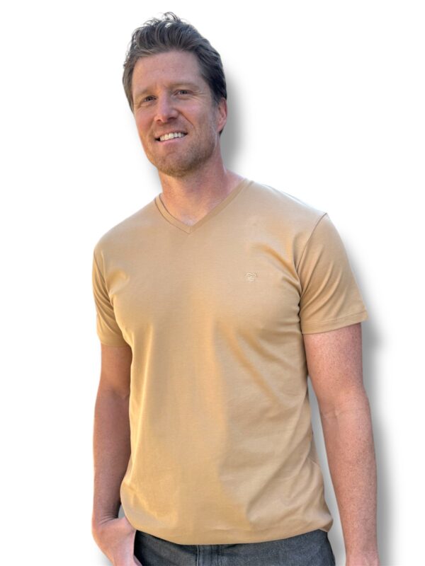 Men's Luxury Essential V-Neck Tee - Image 2
